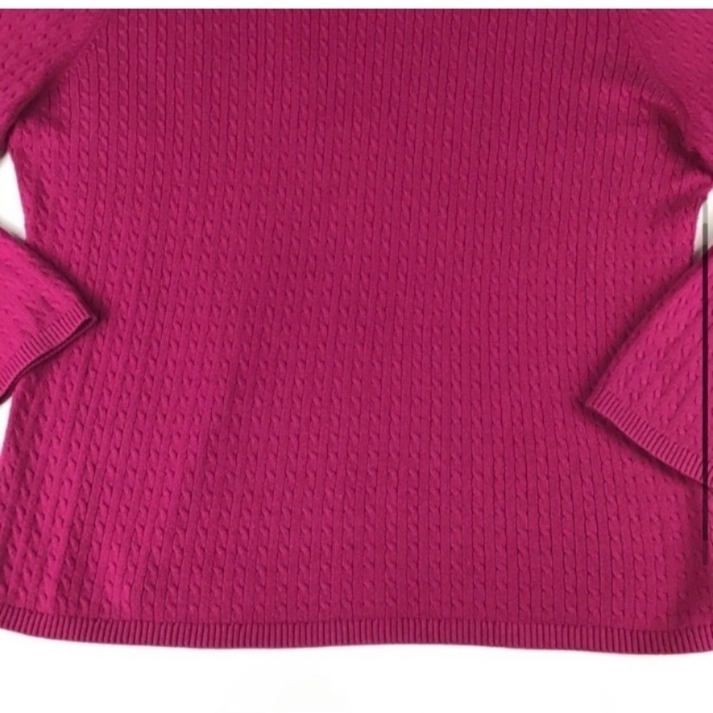 Karen Scott Crew Neck Fucsia Size XL - Picture 3 of 6